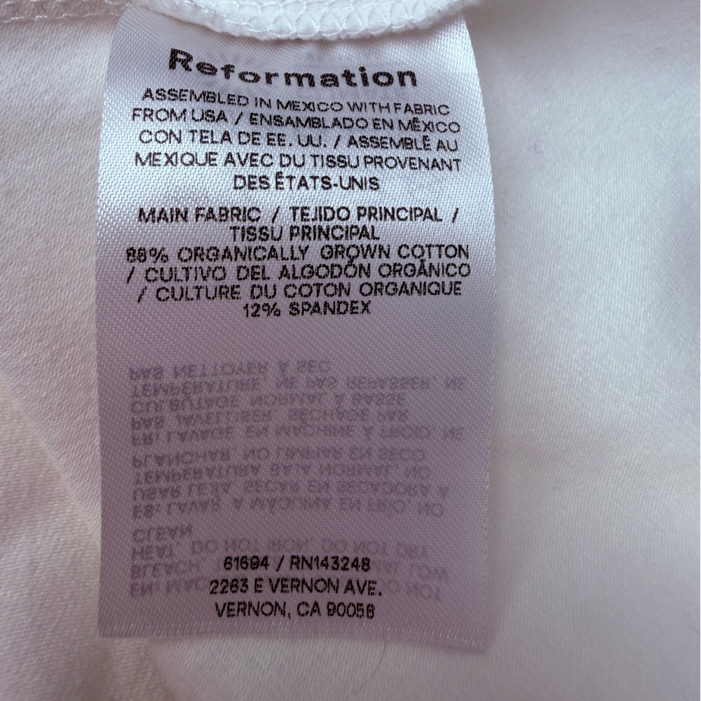 Reformation White Sleeveless Midi Dress - Picture 4 of 9